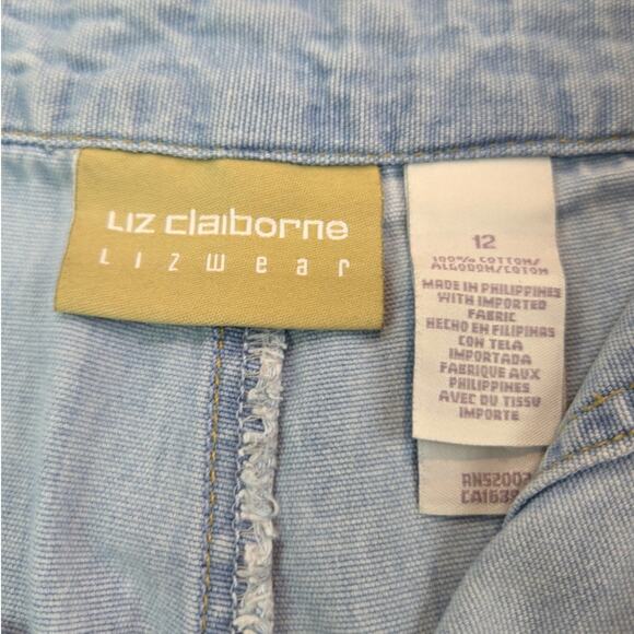 Lizwear by Liz Claiborne | Vintage Jean Shorts | Size 12 - Picture 4 of 7